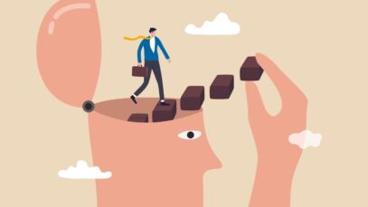 personal-development-self-improvement-or-motivation-to-activate-full-potential-learning-new-skill-to-success-individual-career-growth-concept-businessman-walking-on-staircase-from-h